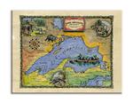 Vintage Map of Lake Superior Product Thumbnail