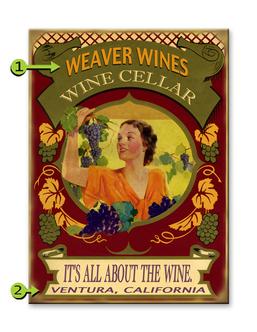 A Wine Cellar Sign Just for You! Product Thumbnail