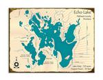Echo Lake Montana Map Product Thumbnail