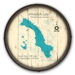 Whitefish Lake Montana on a Barrel End Product Thumbnail