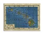 Vintage Map of the Hawaiian Islands Product Thumbnail