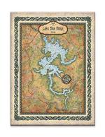 Historic Lake Blue Ridge Georiga Vintage Map Product Thumbnail