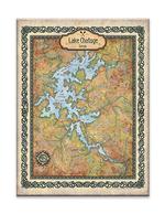 Historic Lake Chatuge Georgia Vintage Map Product Thumbnail