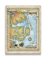 Vintage Map of The Outer Banks North Carolina Product Thumbnail