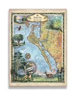 Historic Siesta Key Florida Vintage Map Product Thumbnail