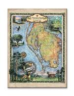 Historic St. Petersburg Beaches Vintage Map Product Thumbnail