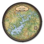 Historic Lake Lanier Georgia Vintage Map Product Thumbnail