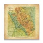 Historic Glacier National Park Vintage Map Product Thumbnail