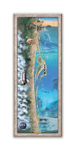 Historic Space Coast Florida Vintage Map Product Thumbnail
