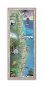Historic Treasure Coast Florida Vintage Map Product Thumbnail