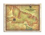 Absaroka Beartooth Wilderness Map Product Thumbnail