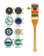 Multi-colored Stripes Oar Product Thumbnail