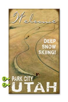 deep snow, downhill, ski Product Thumbnail